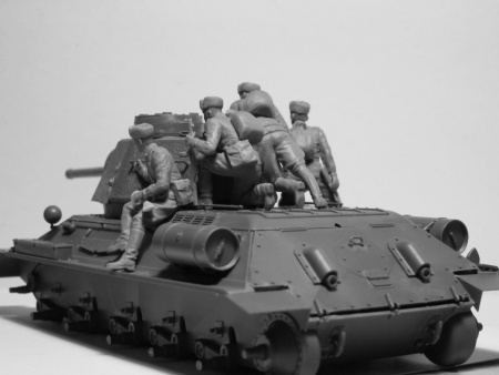 Набор фигурок 35640 Фигуры, Советский танковый десант (1943-1945 г.) ICM Набор фигурок 35640 Фигуры, Советский танковый десант (1943-1945 г.) ICM