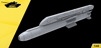 AM48286 Российская высокоточная авиационная ракета класса «воздух-поверхность» Х-38МЛ с пилоном «Магнето» 1 шт.