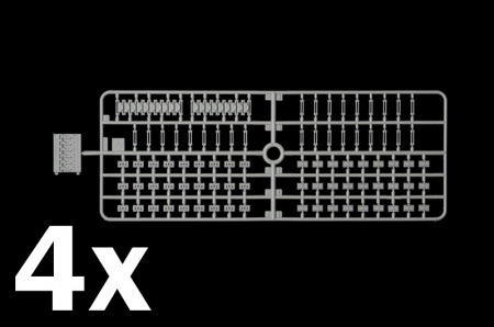 6515ИТ Гусеничные траки Т-136 Italeri