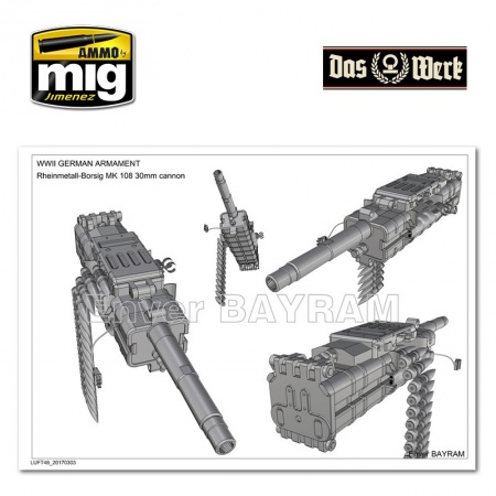 DW35004 Сборная модель 3cm Flakvierling 103/38 Das Werk
