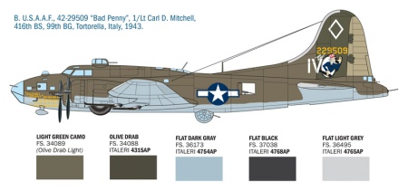 1487ИТ B-17F ЛЕТАЮЩАЯ КРЕПОСТЬ 