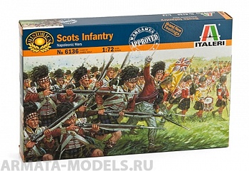 6136ИТ Солдатики NAPOLEONIC WARS - SCOTS INFANTRY