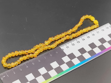 AAM0038 Бусы из натурального янтаря детские