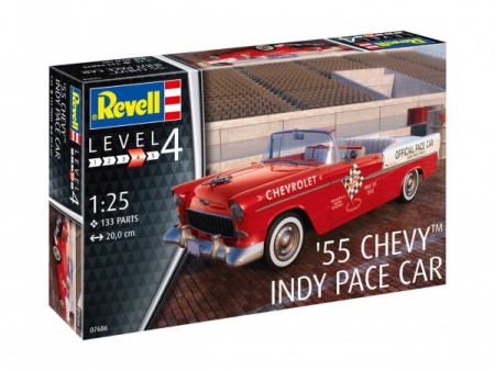07686RE Автомобиль '55 Chevy Indy Pace Car Revell