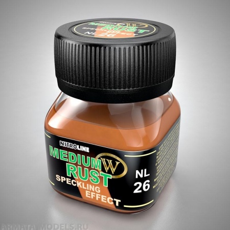 NL-26 Жидкая ржавчина средняя. спеклинг эффект