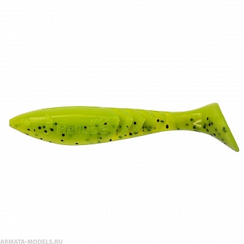 Виброхвост Slash 2,64"/6,7 см Pepper Lime 10шт. (HS-19-009) Helios