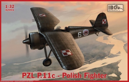 IBG32001 Самолет PZL P.11C Polish Fighter IBG models