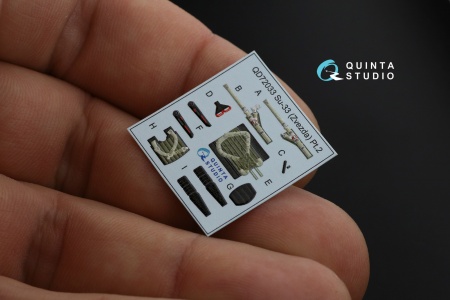 QD72033 3D Декаль интерьера кабины Су-33 (Звезда)