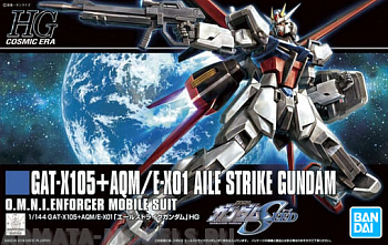 BND-2219525 Сборная модель HG Bandai Gundam GAT-X105+AQM/E-X01 Aile Strike 171