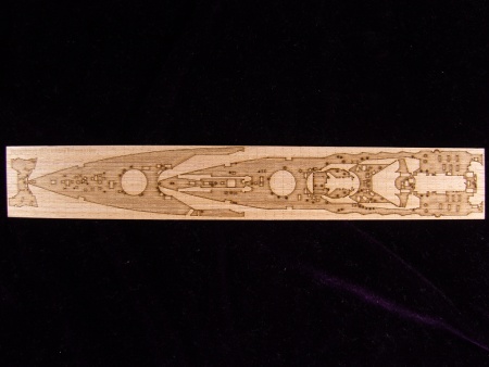 AW20080 Деревянная палуба для IJN Nagato