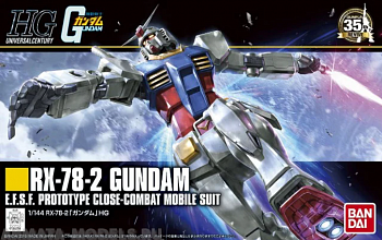 BND-2301235 Сборная модель HG Bandai RX-78-2 Gundam