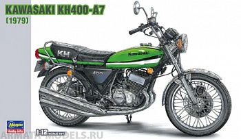 21506 Мотоцикл KAWASAKI KH400-A7 (HASEGAWA) 1/12 21506 Мотоцикл KAWASAKI KH400-A7 (HASEGAWA) 1/12