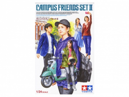 24356T 1/24 Набор фигурок  CAMPUS FRIENDS SET II Tamiya