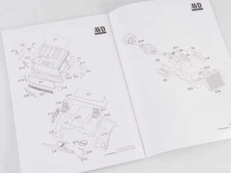 1170KIT Сборная модель МАЗ-6303 бортовой с тентом AVD Models