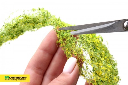 140cvn003 Цветочные вьюны для диорамы. Жёлтые.