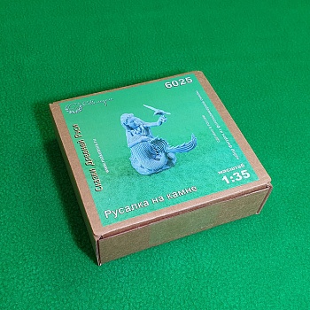 6025 миниатюра 'Русалка на камне' масштаб 1:35