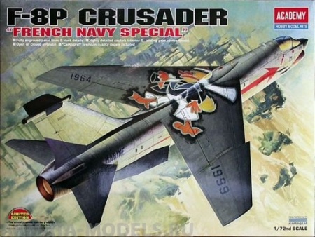 12559 Самолет  F-8P CRUSADER [FRENCH NAVY SPECIAL] Academy