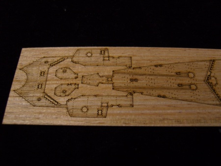 AW20028 Деревянная палуба для DKM Prinz Eugen 1942