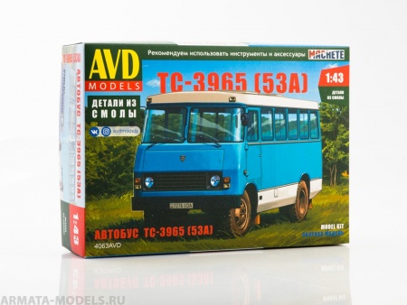 4063AVD Сборная модель Автобус ТС-3965 (53А) AVD Models