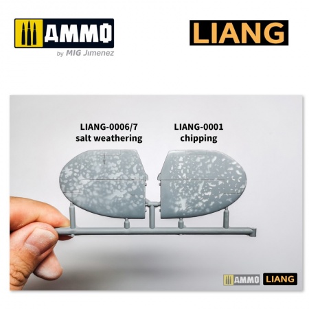LIANG-0006 Набор трафаретов Salt Weathering Effects Airbrush Stencils (Sparse)