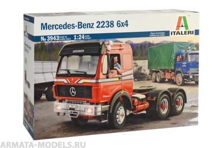 3943ИТ Автомобиль MERCEDES BENZ 2238 6x4 Italeri