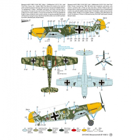 SH72443 Messerschmitt Bf 109E-3 Special Hobby