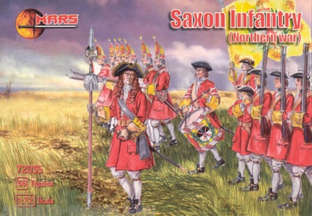 72035MR Фигуры Saxon Infantry  (Northern war) 1/72 Mars Mars
