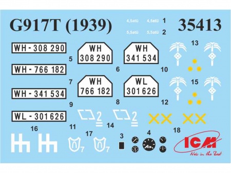 35413 G917T (производства 1939), немецкий грузовой автомобиль ICM 35413 G917T (производства 1939), немецкий грузовой автомобиль ICM