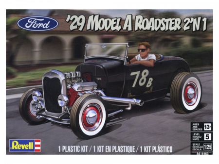 Автомобиль  '29 Ford Model A Roadster Revell