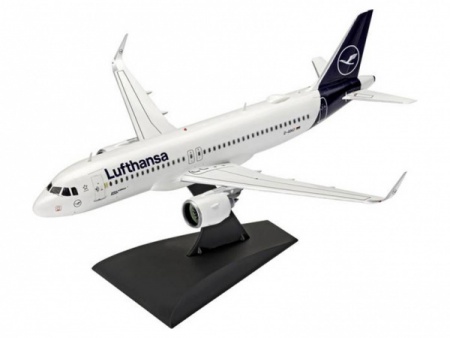 63942RE Подарочный набор Самолет Airbus A320 Neo Lufthansa Revell