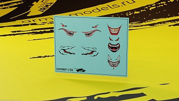 AM35520D Декали Оскал для  крылатой ракеты Калибр