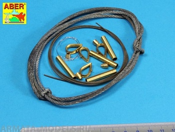 ABR-16-030  Дополнения для  Tow cables & track cable with brackets used on Tiger I, King Tiger & Panther для Various 1/16
