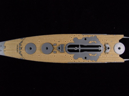 AW20043 Деревянная палуба для IJN Yamato