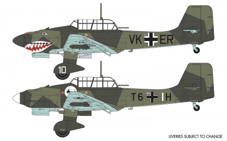 A03087A Сборная модель истребителя  Junkers Ju87 B-1 Stuka Airfix