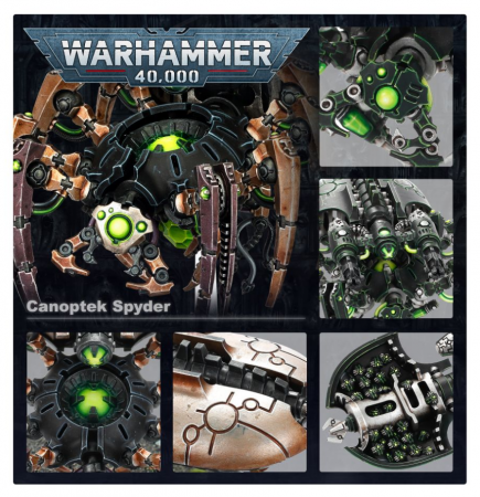 49-16GW Набор Некроны. Каноптековый Паук (Necrons Canoptek Spyder) 49-16GW Набор Некроны. Каноптековый Паук (Necrons Canoptek Spyder)