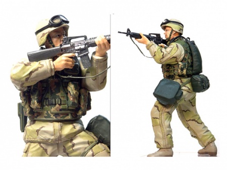 36308T Современный американский пехотинец в пустынной униформе Modern US Infantryman/Desert Tamiya