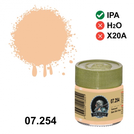 07.254JIM Спиртовая краска Телесный матовый Flat Basic Skin Tone