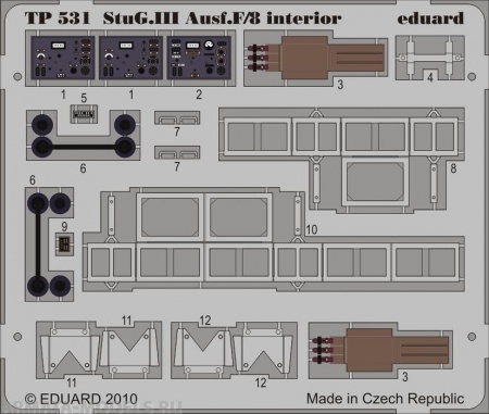 TP531 Фототравление StuG.III Ausf.F/8   for Dragon