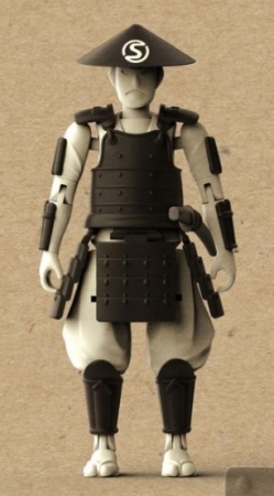 SNS-002 Sannshirou from the Sengoku Ashigaru (Black) Suyata