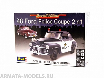 14318RE Автомобиль 48 Ford Police Coupe 2 'n 1
