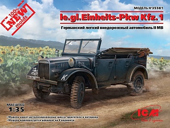 35581 le.gl.Einheits-Pkw Kfz.1, Германский легкий внедорожный автомобиль ІІ МВ