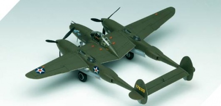 12208 Самолет  P-38F a Academy