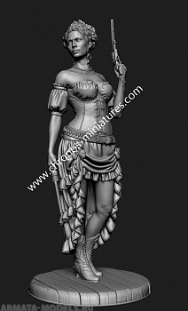 CHM-90.010 Дикий, Дикий Запад. 90 мм. Материал - смола.