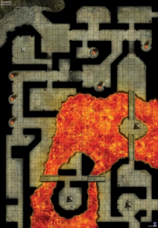 915387HW Pathfinder НРИ: Большое игровое поле Древние подземелья