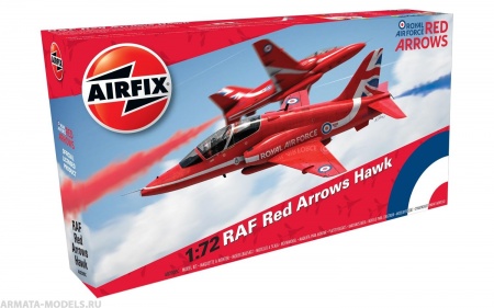 A02005C  Самолет RAF Red Arrows Hawk Airfix