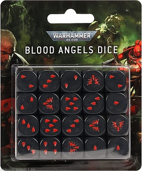 41-45GW Набор кубиков Кровавые Ангелы (Blood Angels Dice Set)