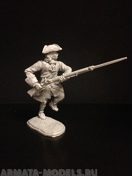 105ТБ ВИМ, пеший фузилер бегущий в штыковую атаку, 54 мм 105ТБ ВИМ, пеший фузилер бегущий в штыковую атаку, 54 мм