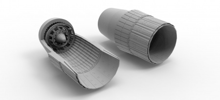 48338TMP Сопла двигателя Ал-31Ф, 1/48