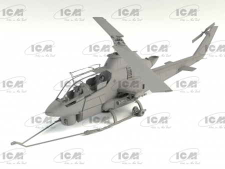 32062 AH-1G Cobra с американскими вертолетчиками (война во Вьетнаме) ICM