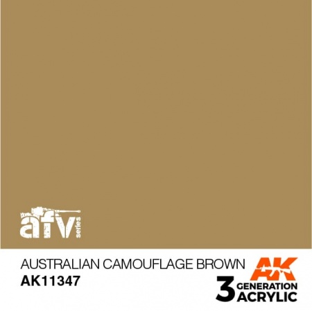 AK11347 Краска акриловая 3Gen Australian Camouflage Brown